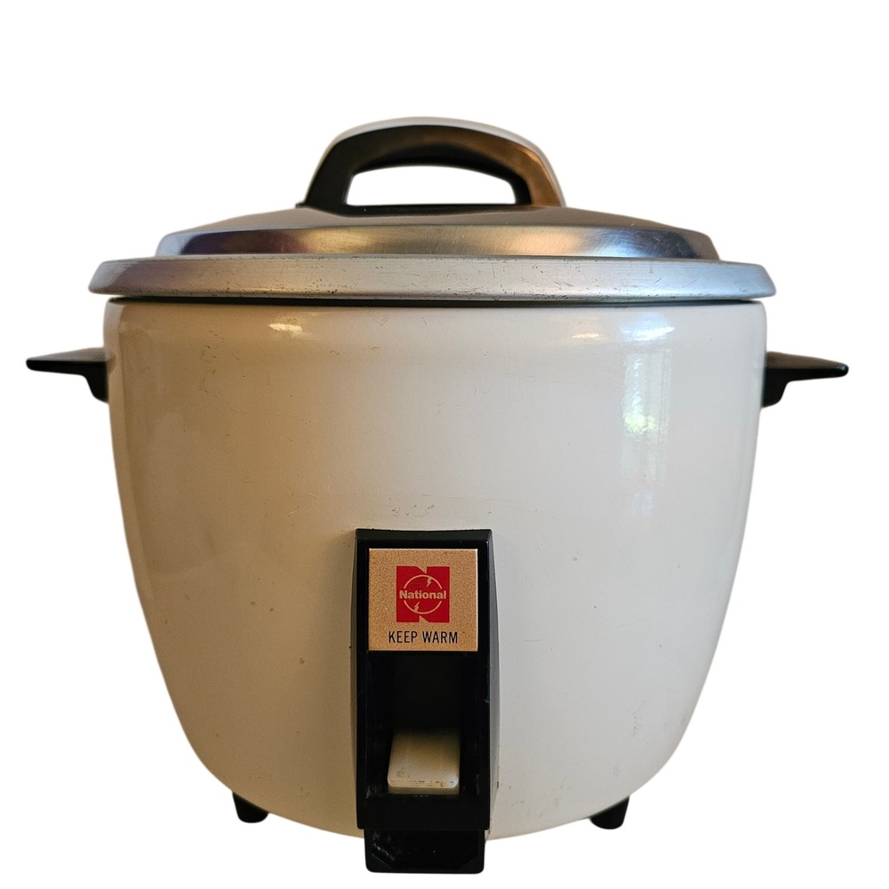 MCM National Rice-O-Mat SR-15FGH 8 Cup Rice Cooker Steamer Japan 550W Tested